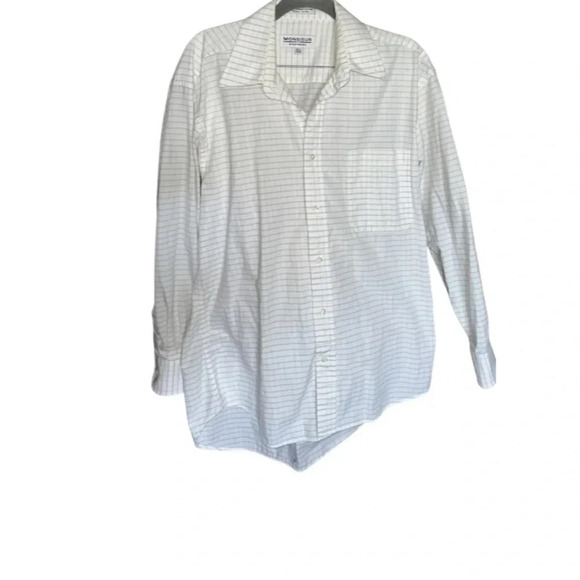 Vintage Mosieur by Givenchy Button Down Dress Shirt Size 15 1/2 - Picture 1 of 10